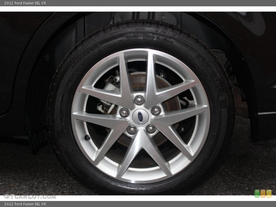 2012 Ford Fusion SEL V6 Wheel and Tire Photo #75806560