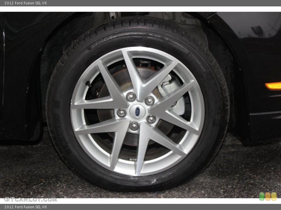 2012 Ford Fusion SEL V6 Wheel and Tire Photo #75806611