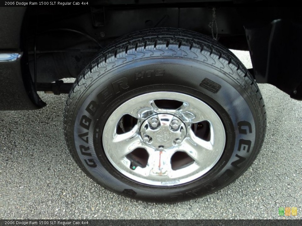 2006 Dodge Ram 1500 SLT Regular Cab 4x4 Wheel and Tire Photo #75807097