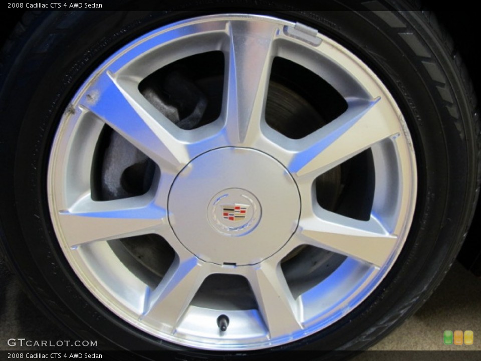 2008 Cadillac CTS 4 AWD Sedan Wheel and Tire Photo #75809681