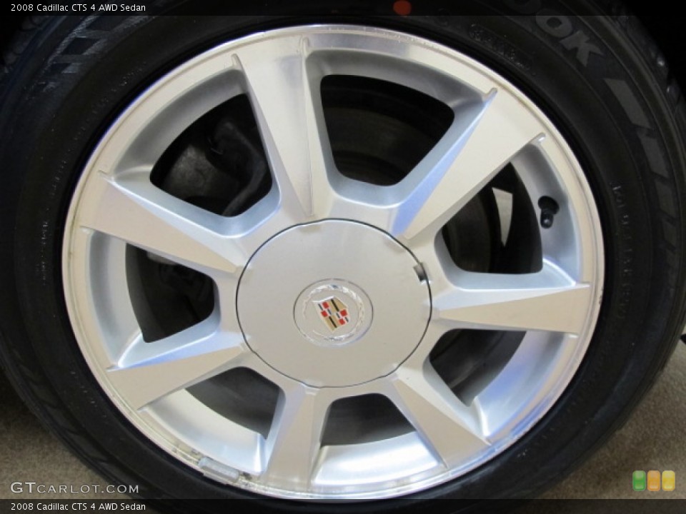 2008 Cadillac CTS 4 AWD Sedan Wheel and Tire Photo #75809700