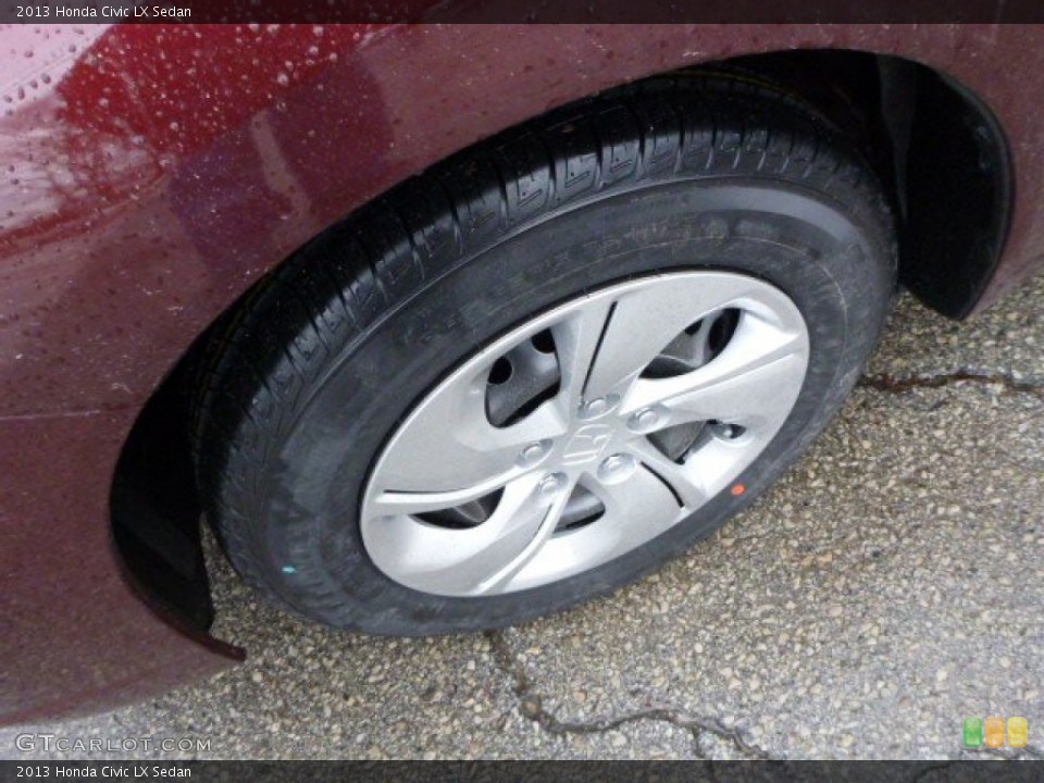 2013 Honda Civic LX Sedan Wheel and Tire Photo #75809860