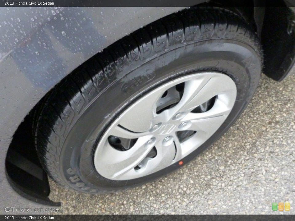 2013 Honda Civic LX Sedan Wheel and Tire Photo #75810541