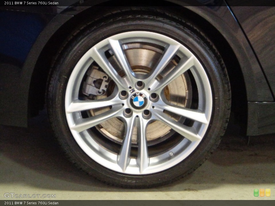 2011 BMW 7 Series 760Li Sedan Wheel and Tire Photo #75815737