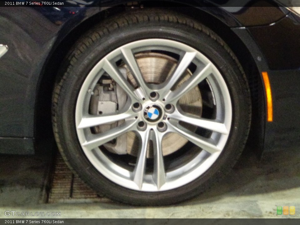 2011 BMW 7 Series 760Li Sedan Wheel and Tire Photo #75815746