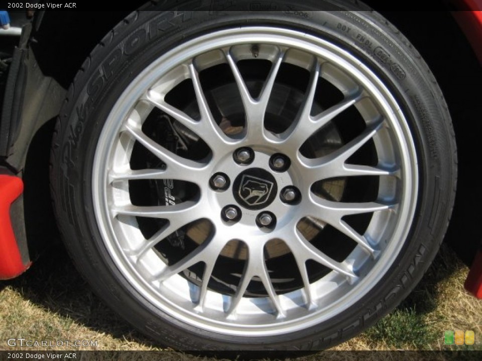 2002 Dodge Viper ACR Wheel and Tire Photo #75820012