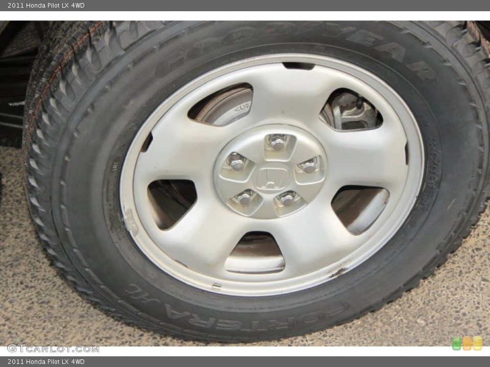 2011 Honda Pilot LX 4WD Wheel and Tire Photo #75821737