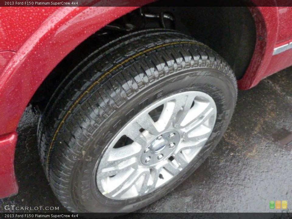 2013 Ford F150 Platinum SuperCrew 4x4 Wheel and Tire Photo #75823230