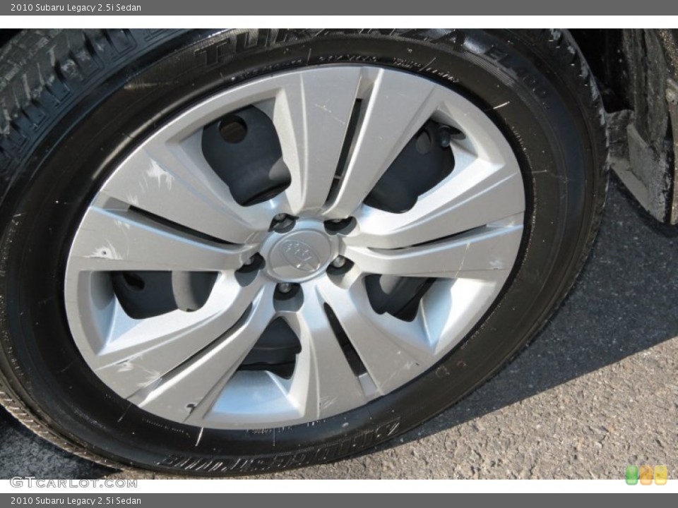 2010 Subaru Legacy 2.5i Sedan Wheel and Tire Photo #75823909