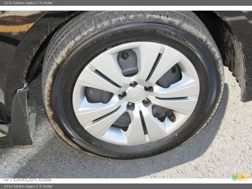 2010 Subaru Legacy 2.5i Sedan Wheel and Tire Photo #75823947