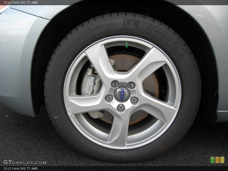 2013 Volvo S60 T5 AWD Wheel and Tire Photo #75828691