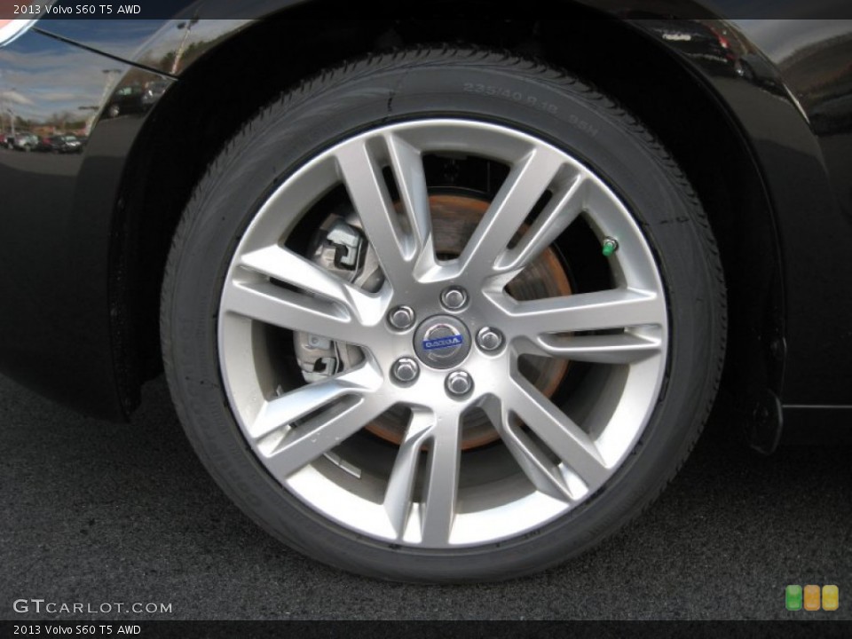 2013 Volvo S60 T5 AWD Wheel and Tire Photo #75829322