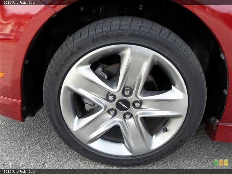 2010 Ford Fusion Sport Wheel and Tire Photo #75830952