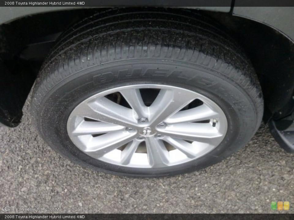 2008 Toyota Highlander Hybrid Limited 4WD Wheel and Tire Photo #75832783