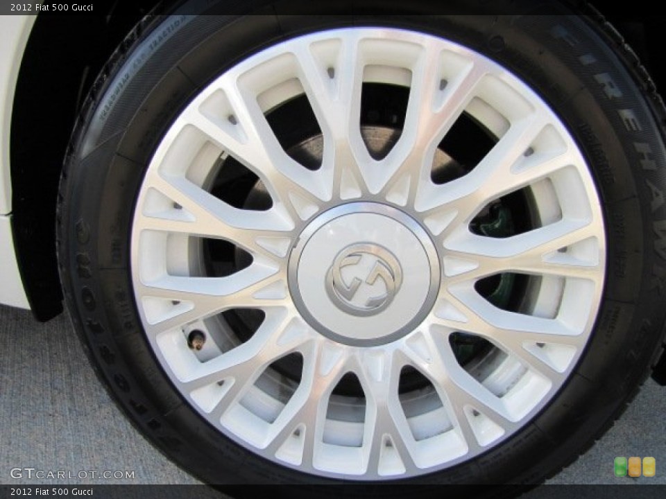 2012 Fiat 500 Gucci Wheel and Tire Photo #75834118