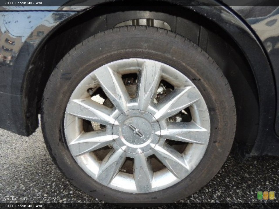 2011 Lincoln MKZ AWD Wheel and Tire Photo #75839032