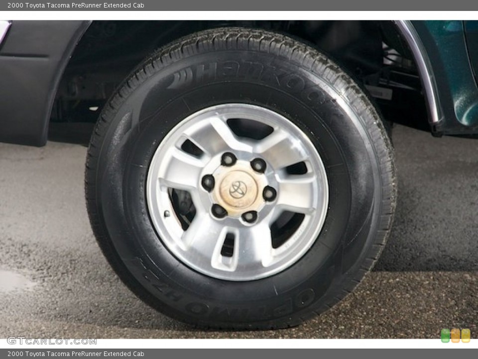 2000 Toyota Tacoma PreRunner Extended Cab Wheel and Tire Photo #75841621