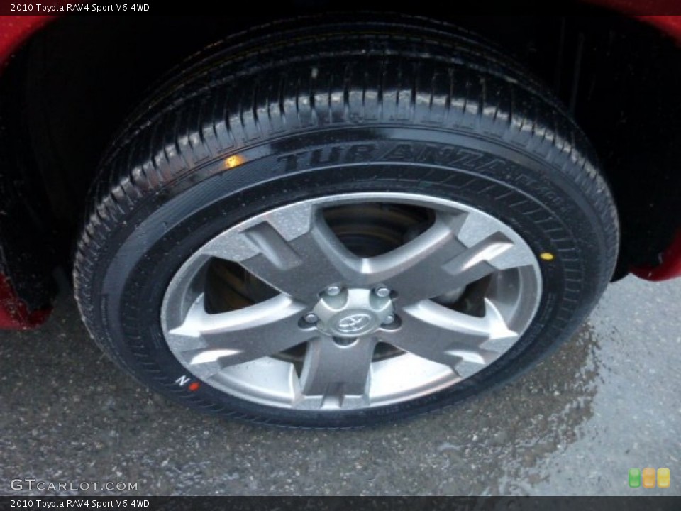 2010 Toyota RAV4 Sport V6 4WD Wheel and Tire Photo #75842475