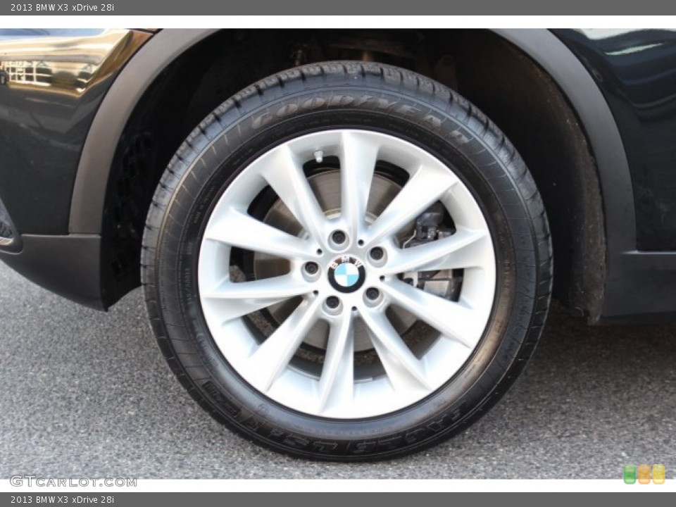 2013 BMW X3 xDrive 28i Wheel and Tire Photo #75844375