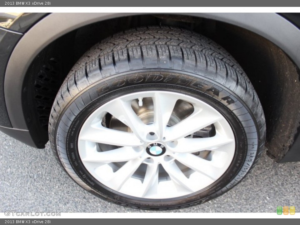 2013 BMW X3 xDrive 28i Wheel and Tire Photo #75844393