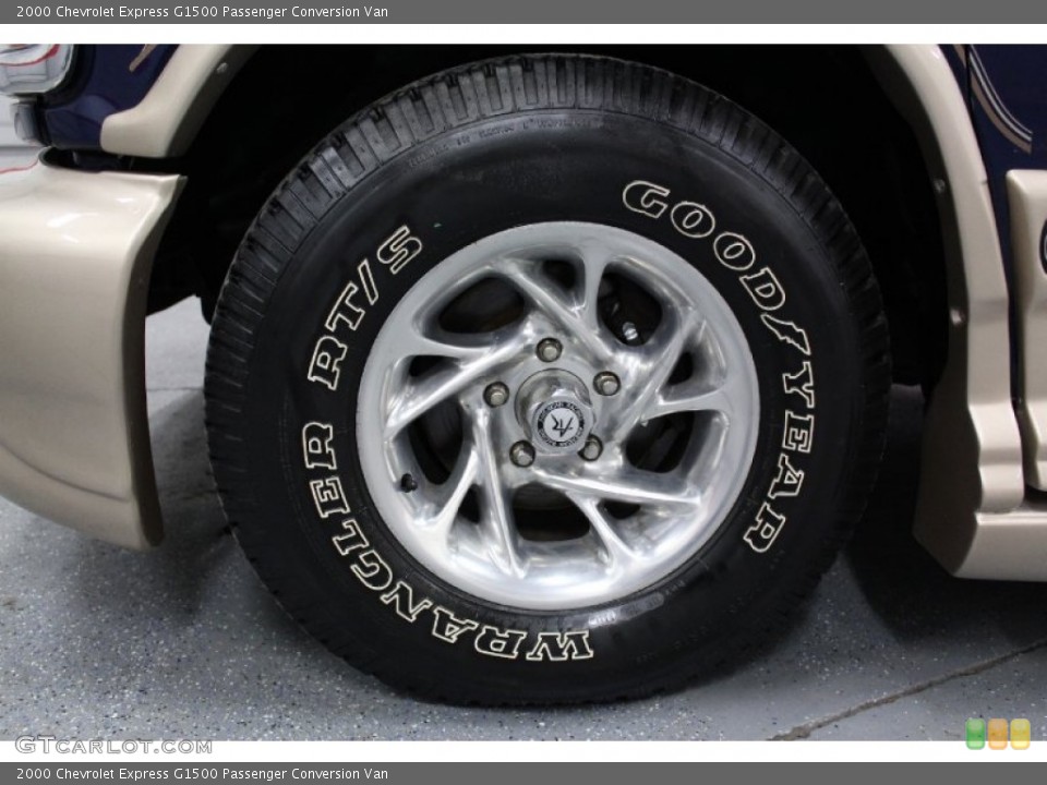 2000 Chevrolet Express G1500 Passenger Conversion Van Wheel and Tire Photo #75847852