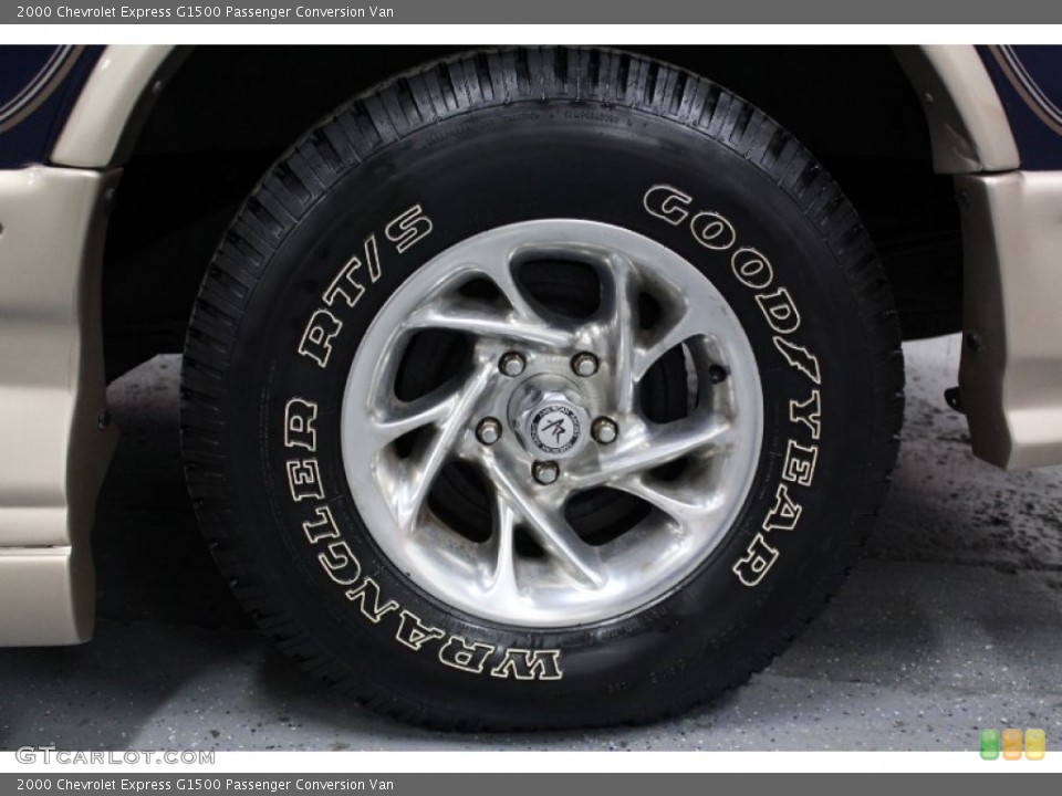 2000 Chevrolet Express G1500 Passenger Conversion Van Wheel and Tire Photo #75847876