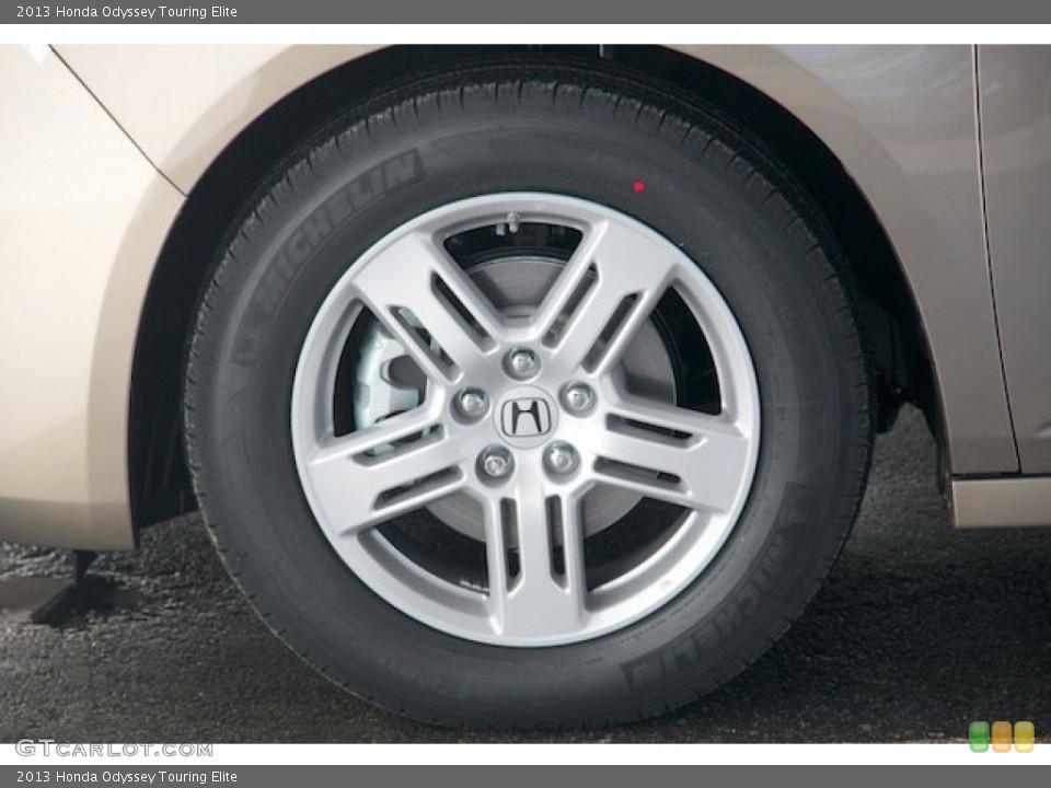 2013 Honda Odyssey Touring Elite Wheel and Tire Photo #75847965