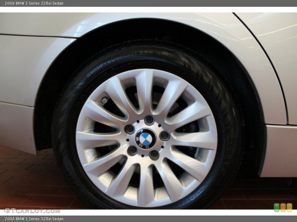 2009 BMW 3 Series 328xi Sedan Wheel and Tire Photo #75848866