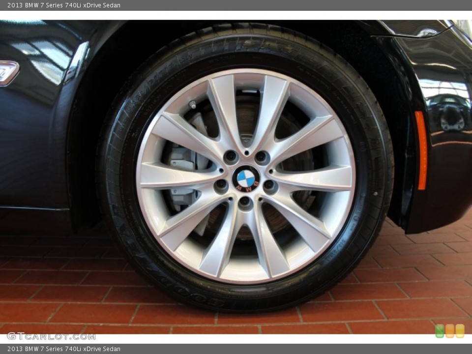 2013 BMW 7 Series 740Li xDrive Sedan Wheel and Tire Photo #75850149