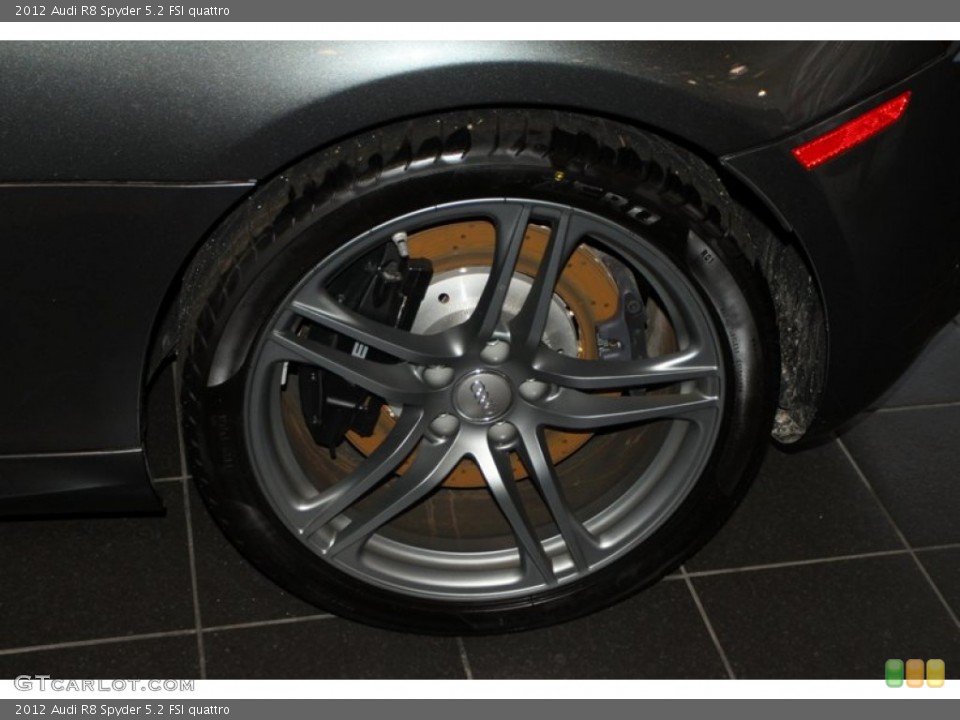 2012 Audi R8 Spyder 5.2 FSI quattro Wheel and Tire Photo #75856410