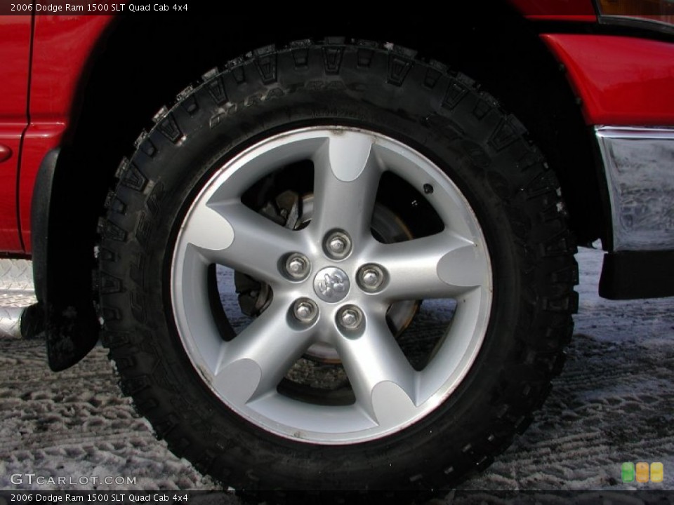 2006 Dodge Ram 1500 SLT Quad Cab 4x4 Wheel and Tire Photo #75866192