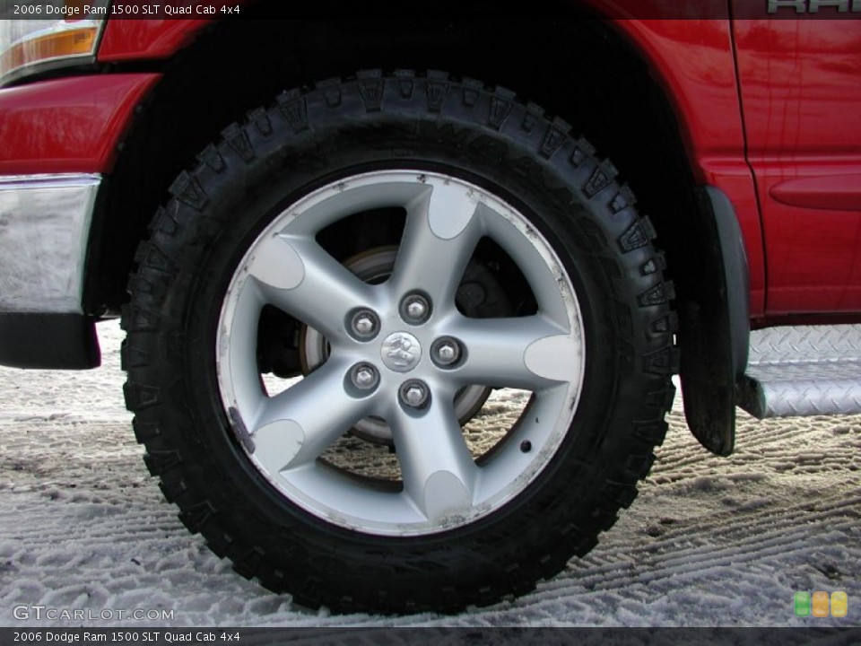 2006 Dodge Ram 1500 SLT Quad Cab 4x4 Wheel and Tire Photo #75866243