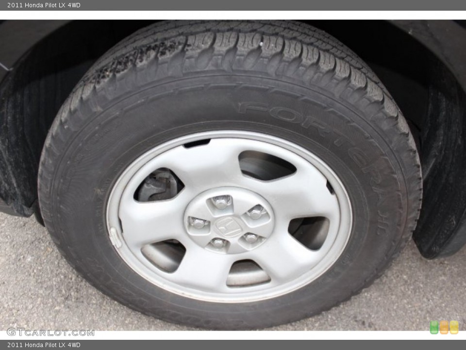 2011 Honda Pilot LX 4WD Wheel and Tire Photo #75868516