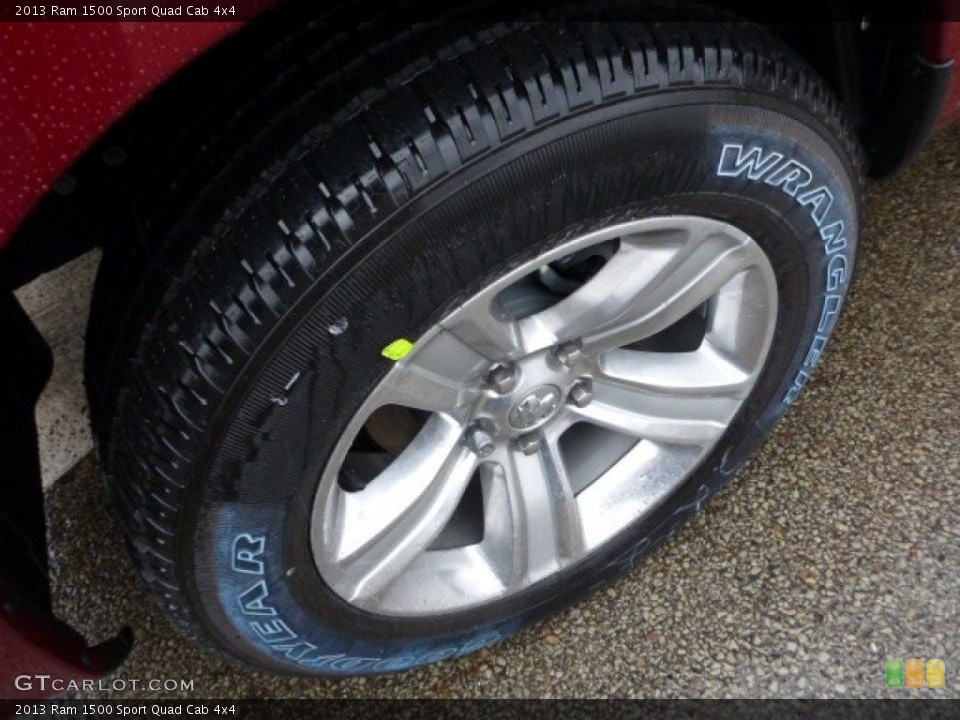 2013 Ram 1500 Sport Quad Cab 4x4 Wheel and Tire Photo #75869557