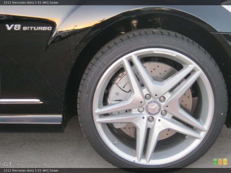 2013 Mercedes-Benz S 63 AMG Sedan Wheel and Tire Photo #75870244