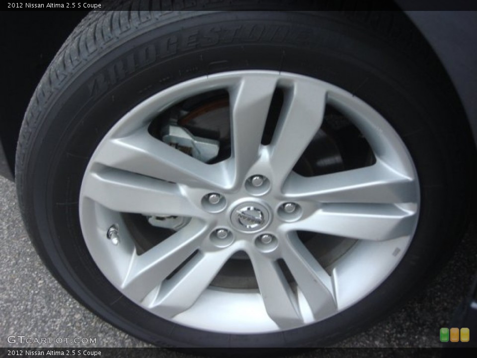 2012 Nissan Altima 2.5 S Coupe Wheel and Tire Photo #75874797