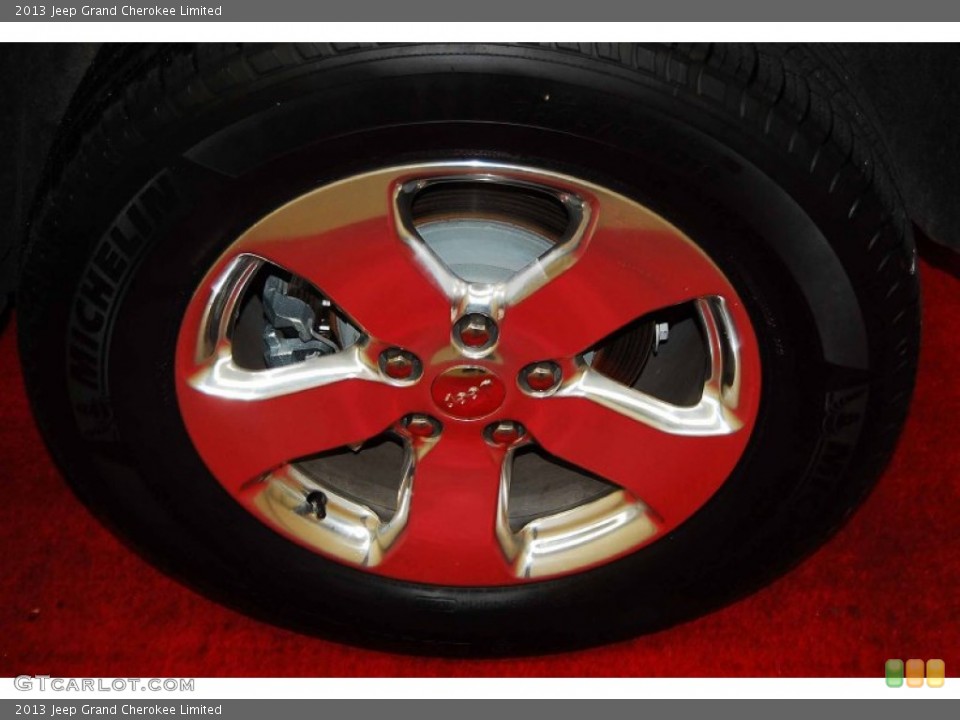 2013 Jeep Grand Cherokee Limited Wheel and Tire Photo #75885314