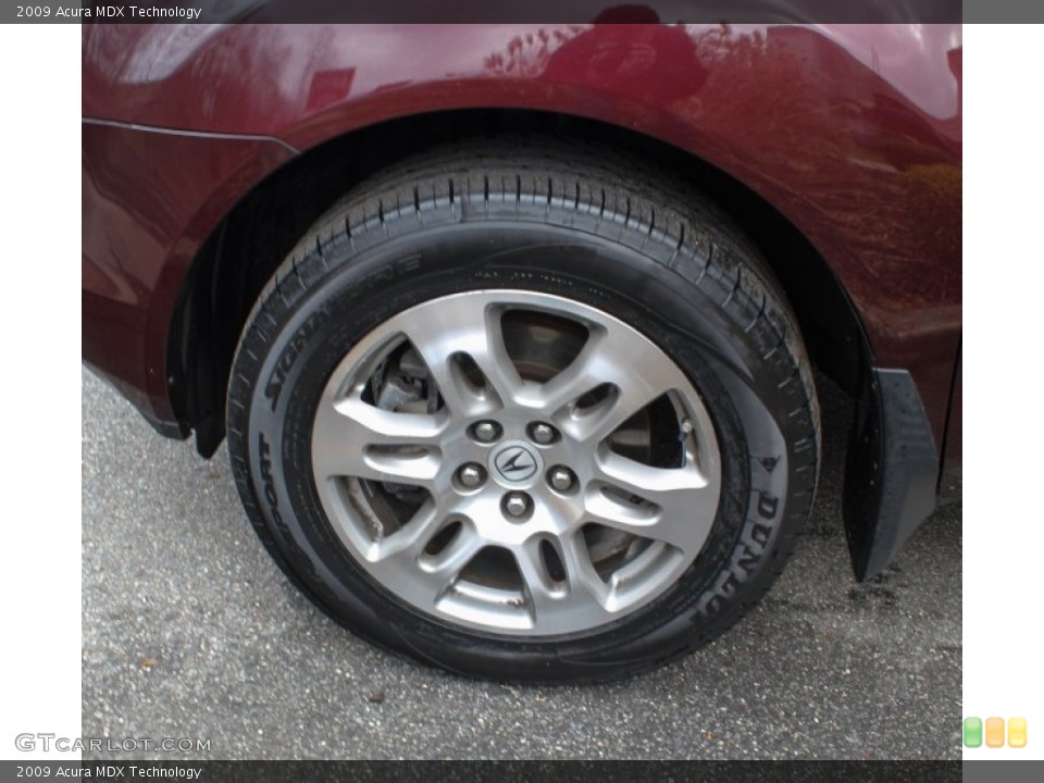 2009 Acura MDX Technology Wheel and Tire Photo #75888578