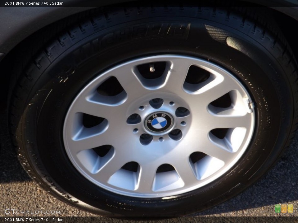 2001 BMW 7 Series 740iL Sedan Wheel and Tire Photo #75890937