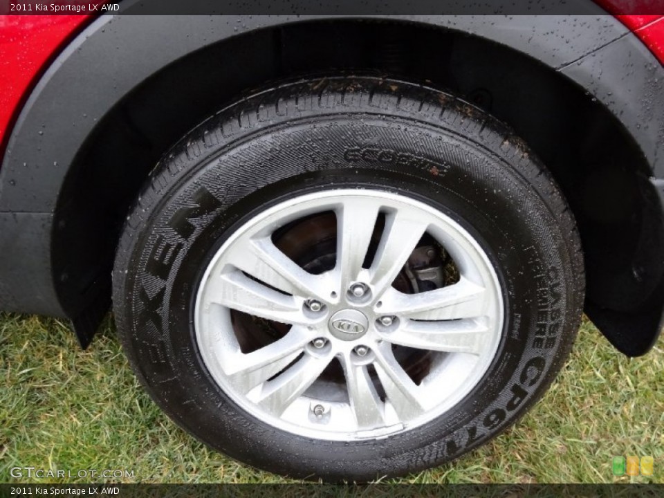 2011 Kia Sportage LX AWD Wheel and Tire Photo #75891977