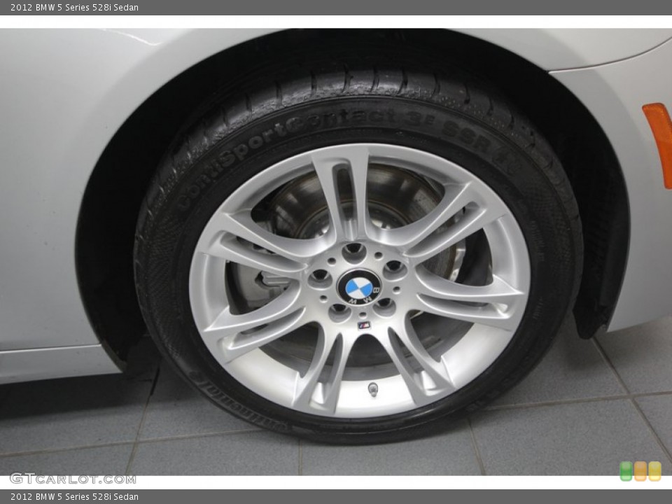 2012 BMW 5 Series 528i Sedan Wheel and Tire Photo #75894827