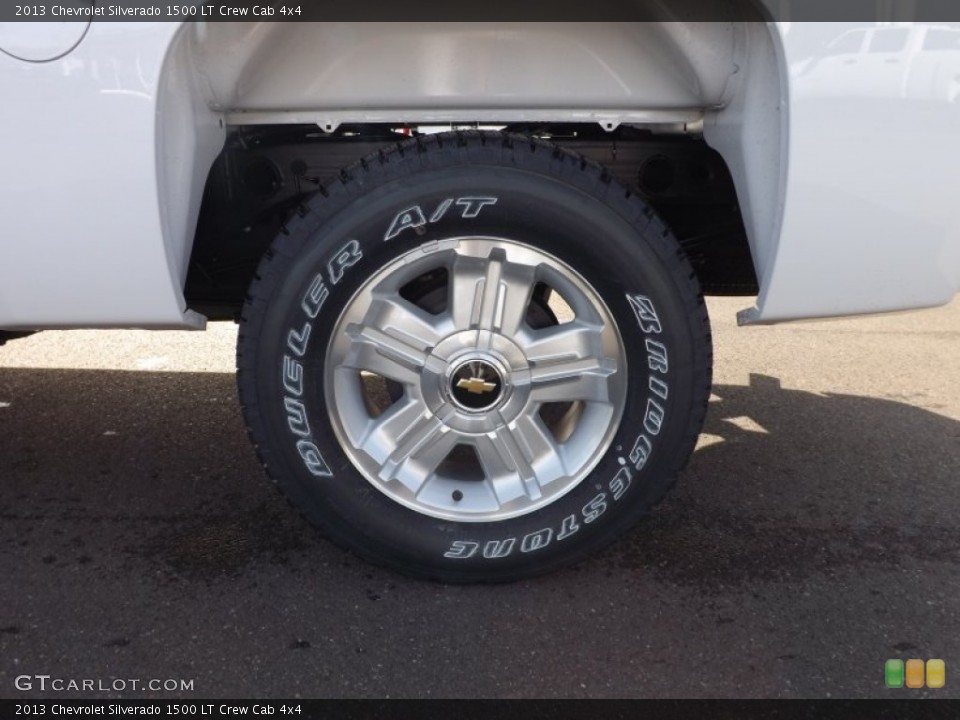 2013 Chevrolet Silverado 1500 LT Crew Cab 4x4 Wheel and Tire Photo #75896468