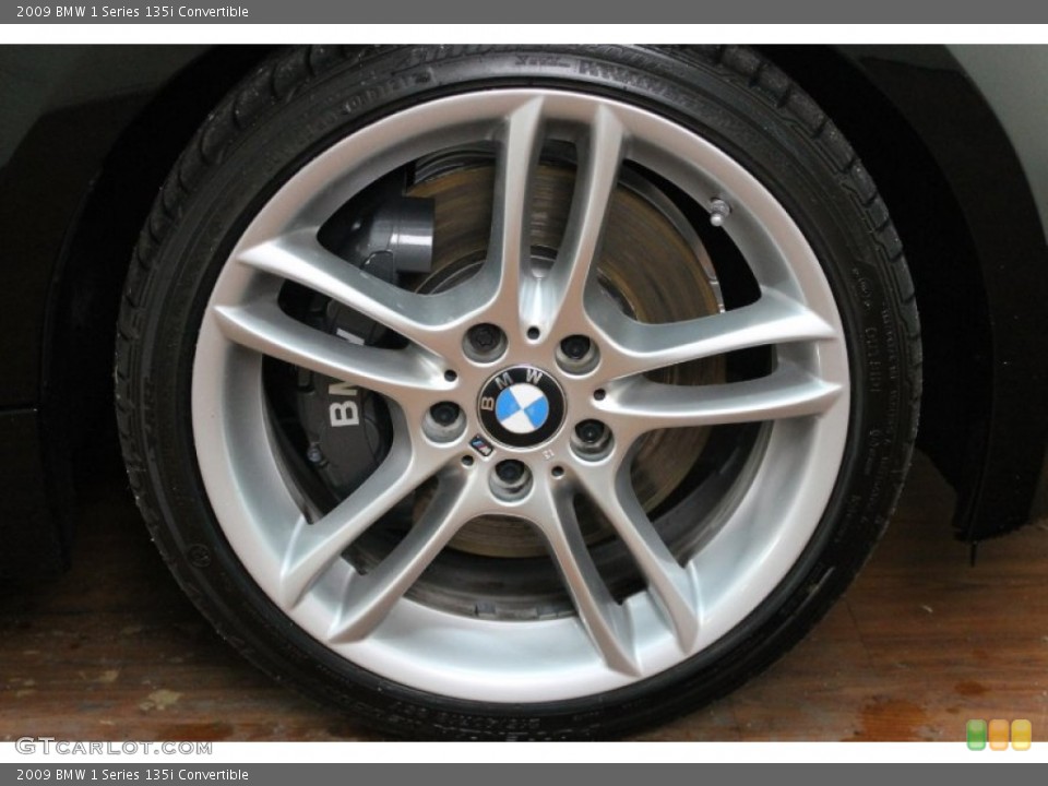 2009 BMW 1 Series 135i Convertible Wheel and Tire Photo #75899972