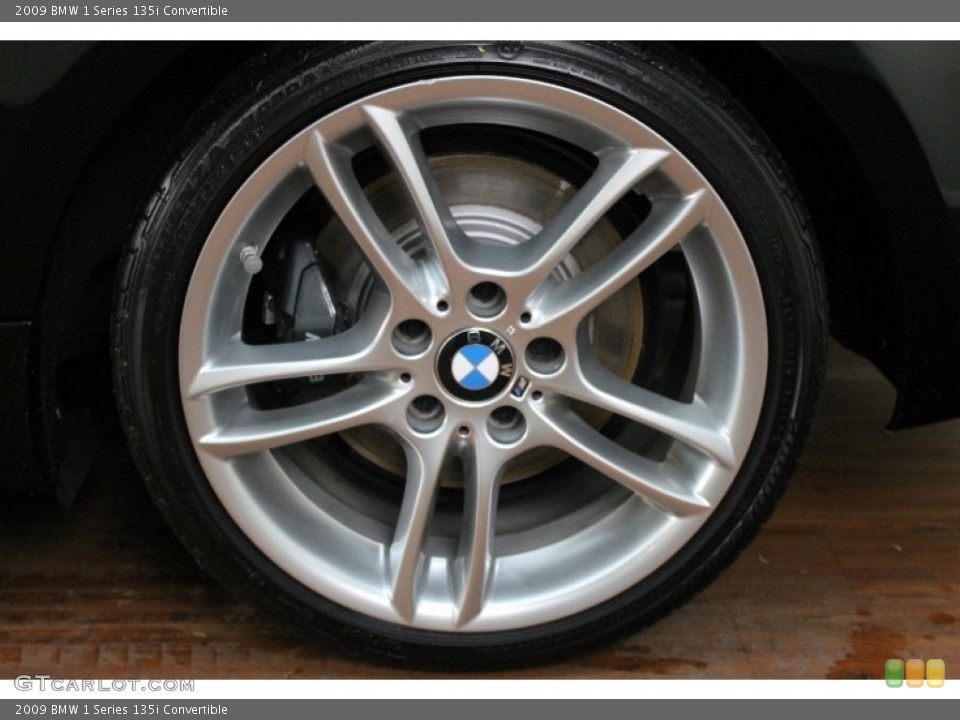 2009 BMW 1 Series 135i Convertible Wheel and Tire Photo #75899978