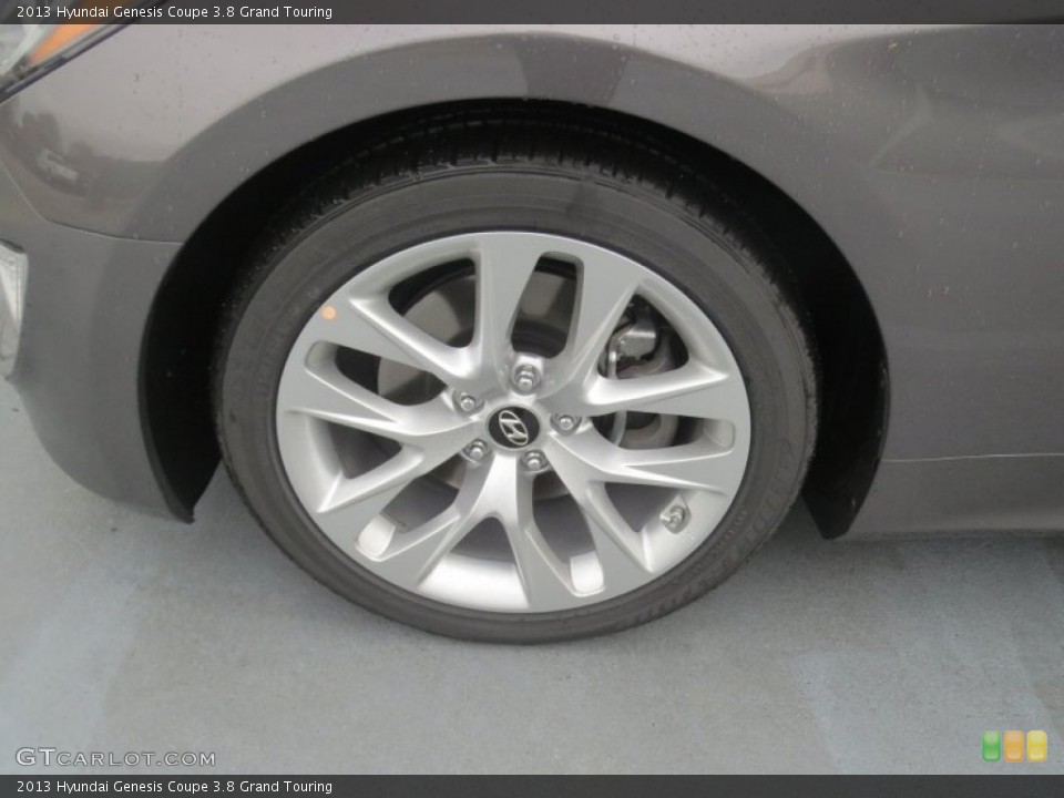 2013 Hyundai Genesis Coupe 3.8 Grand Touring Wheel and Tire Photo #75904481