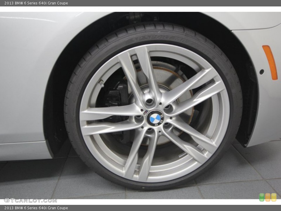 2013 BMW 6 Series 640i Gran Coupe Wheel and Tire Photo #75905374