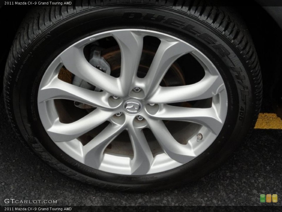 2011 Mazda CX-9 Grand Touring AWD Wheel and Tire Photo #75906115