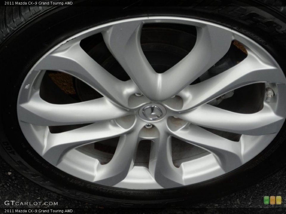 2011 Mazda CX-9 Grand Touring AWD Wheel and Tire Photo #75906123