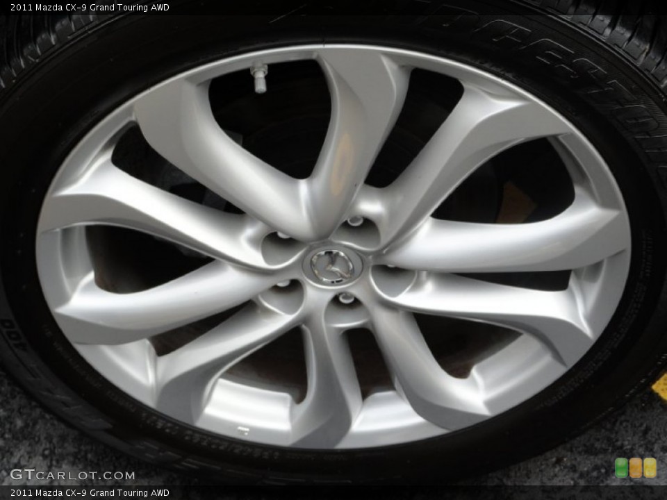 2011 Mazda CX-9 Grand Touring AWD Wheel and Tire Photo #75906142