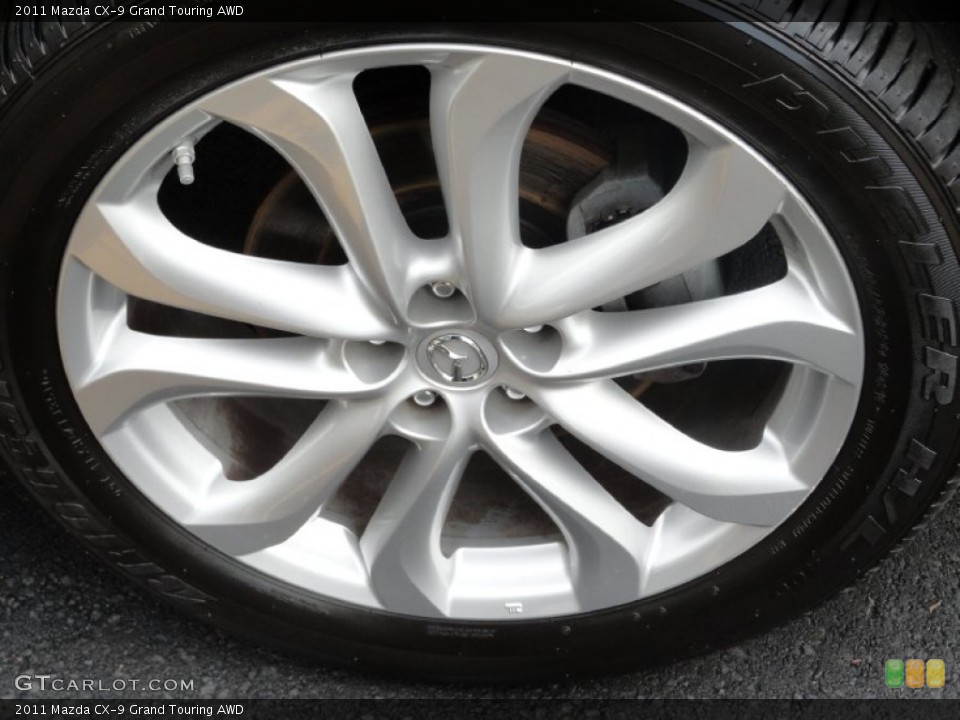 2011 Mazda CX-9 Grand Touring AWD Wheel and Tire Photo #75906160